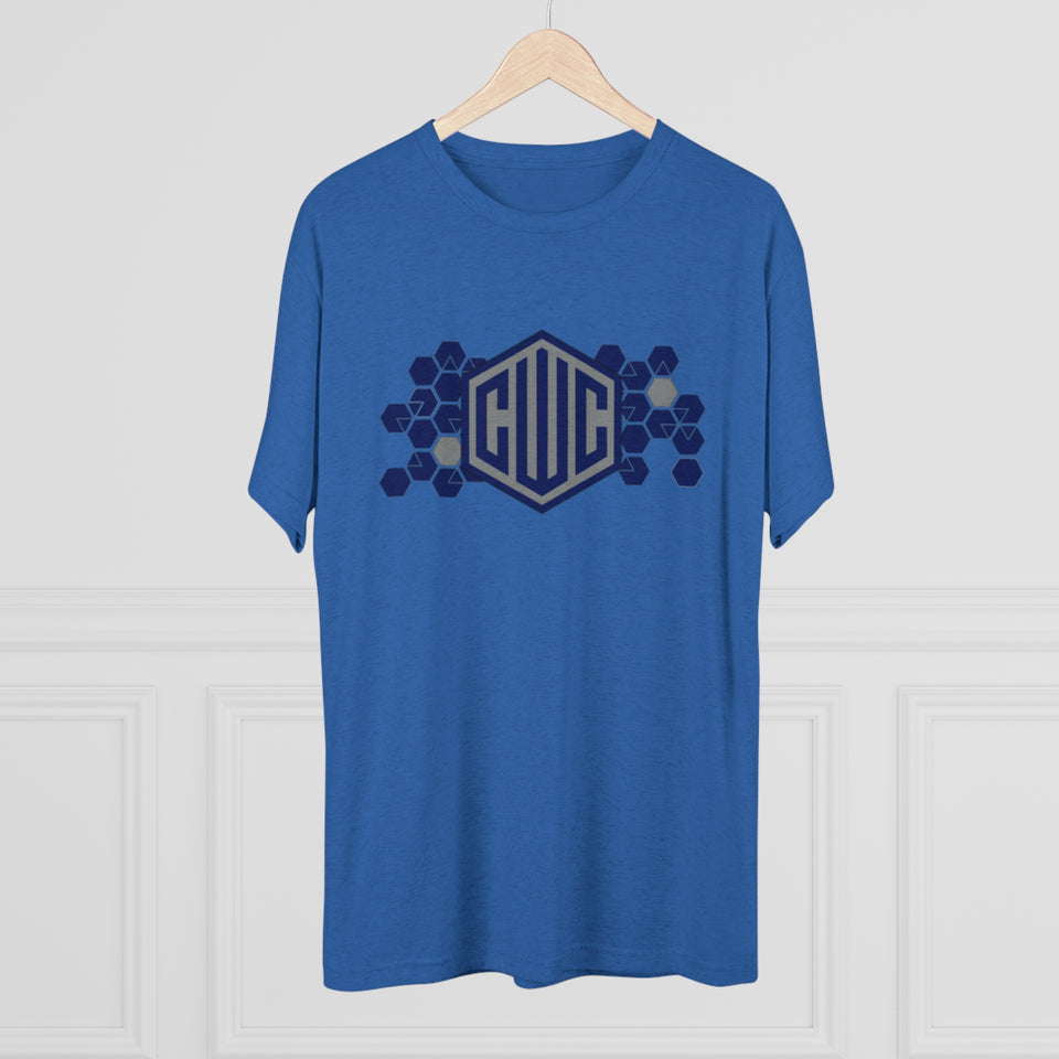 Blue CWC Chargers Tri-Blend Crew Tee