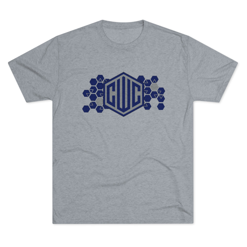 Blue CWC Chargers Tri-Blend Crew Tee