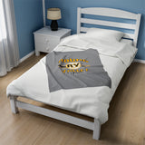 Softball Velveteen Plush Blanket