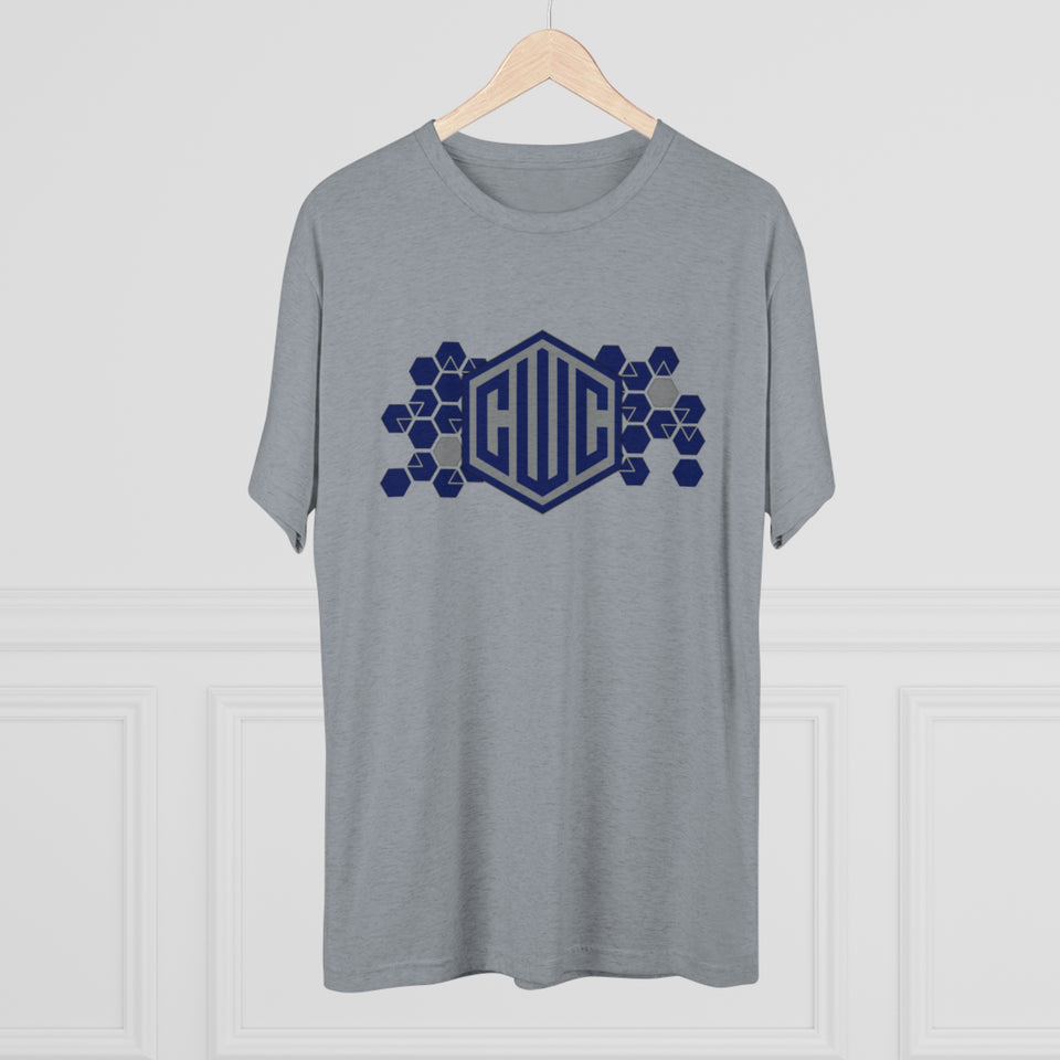 Blue CWC Chargers Tri-Blend Crew Tee