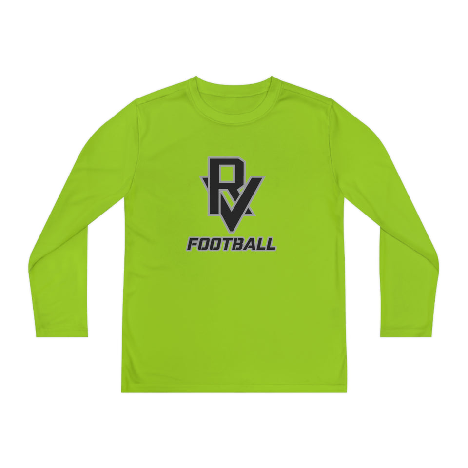 Youth RV Football Long Sleeve Competitor Tee