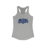 Blue CWC Women's Chargers Racerback Tank