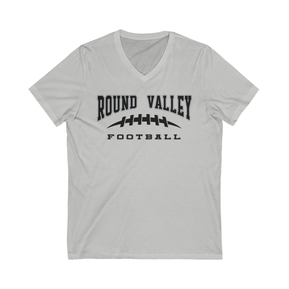 Round Valley Football Short Sleeve V-Neck Tee