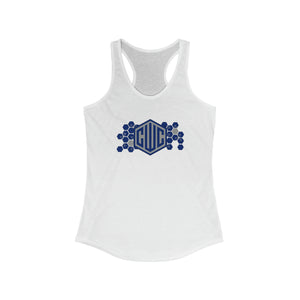 Blue CWC Women's Chargers Racerback Tank