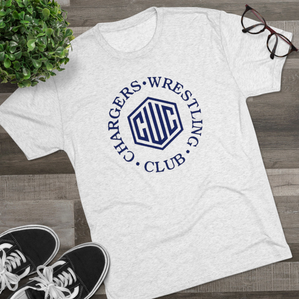 Navy CWC Chargers Tri-Blend Crew Tee