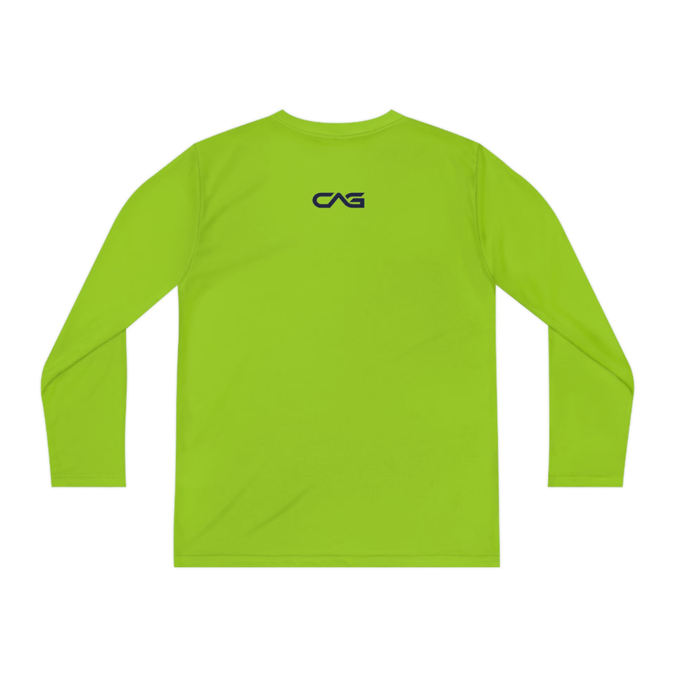 Youth RV Football Long Sleeve Competitor Tee