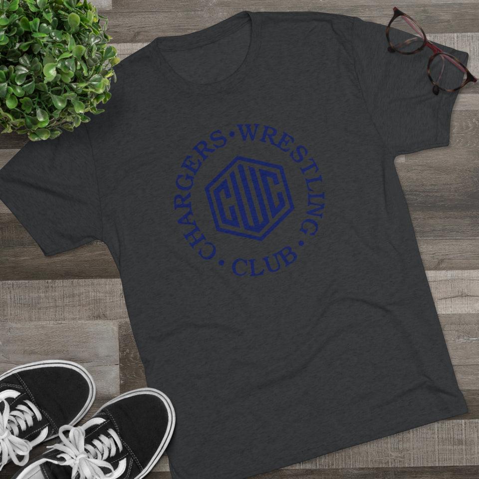 Navy CWC Chargers Tri-Blend Crew Tee