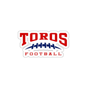 TOROS FOOTBALL Die-Cut Stickers