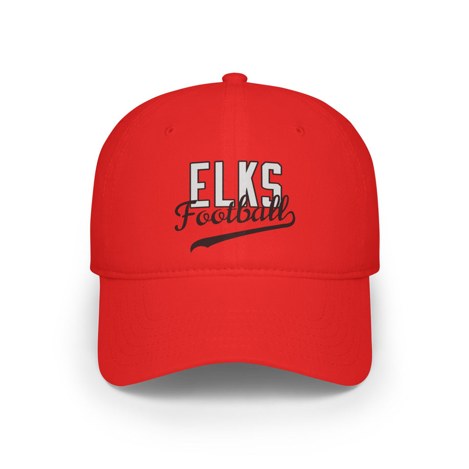 Elks Football Low Profile Baseball Cap