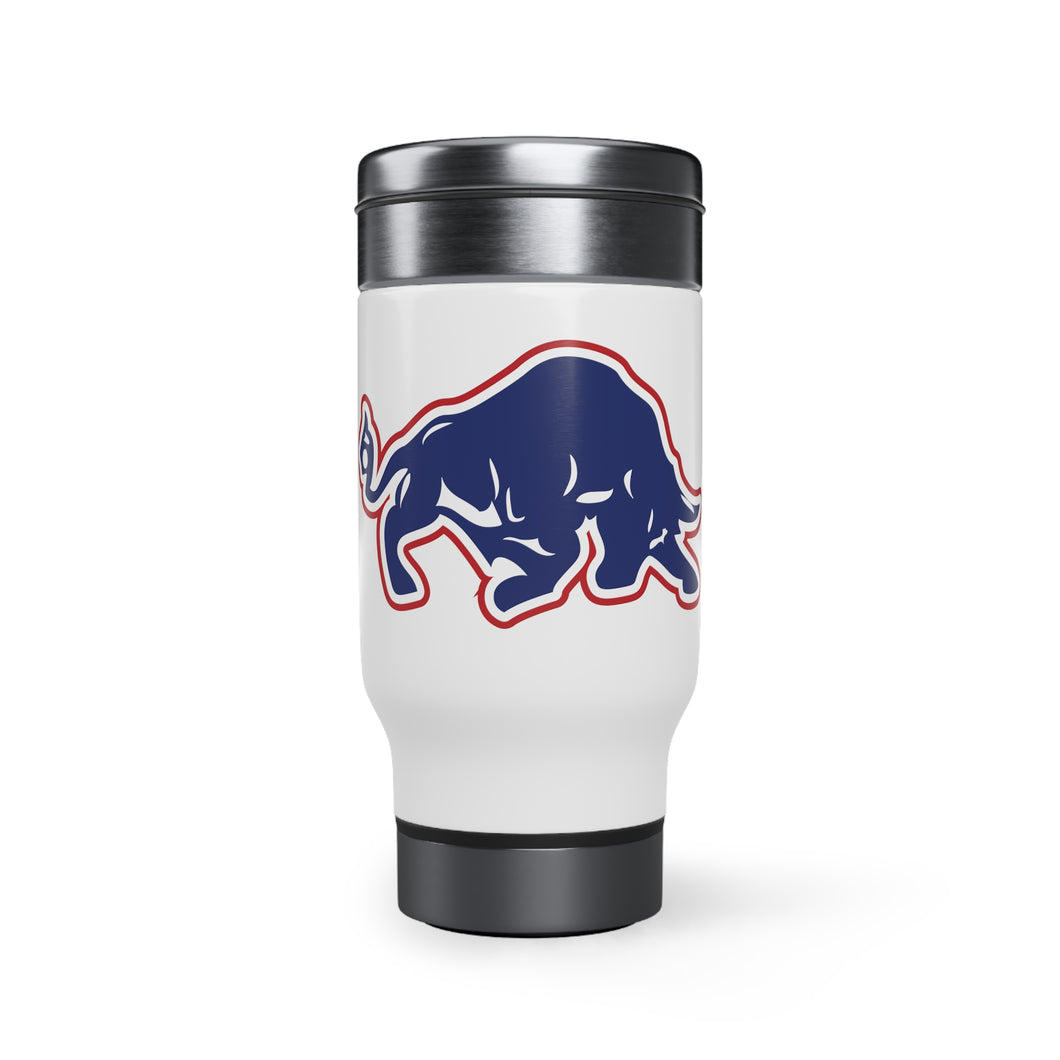 TOROS Stainless Steel Travel Mug with Handle, 14oz