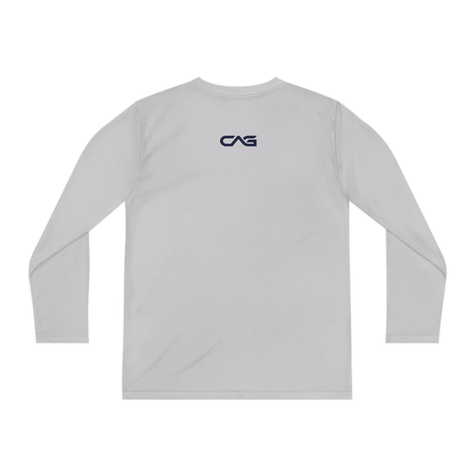 Youth RV Football Long Sleeve Competitor Tee