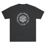 White CWC Chargers Tri-Blend Crew Tee