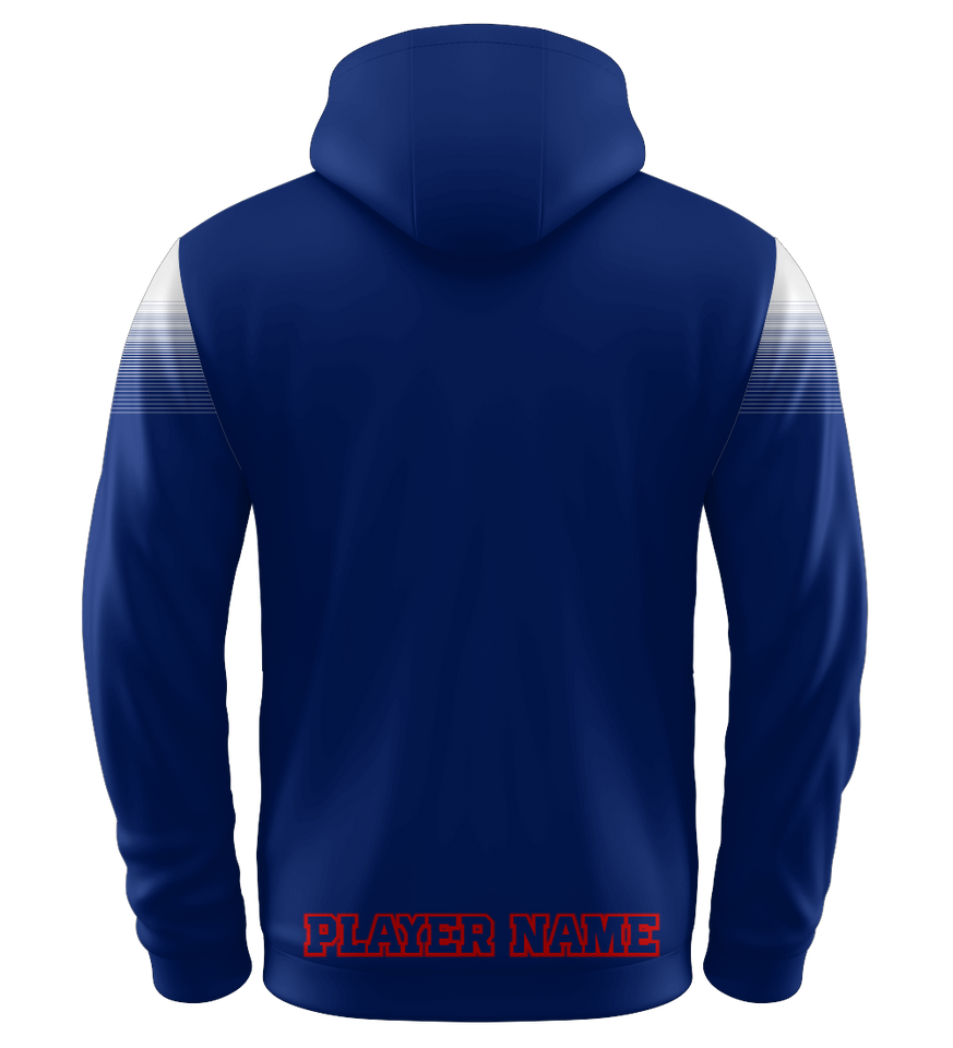 Sublimated Custom Mountain View Toros Fan Hoodie - BLUE