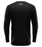 Round Valley Football Long Sleeve Shirt - Vegas Gold Lettering