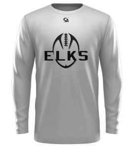 ELKS Football Long Sleeve Shirt - Black Lettering