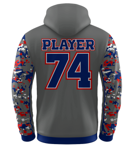 Sublimated Custom Mountain View Toros Fan Hoodie - GRAY