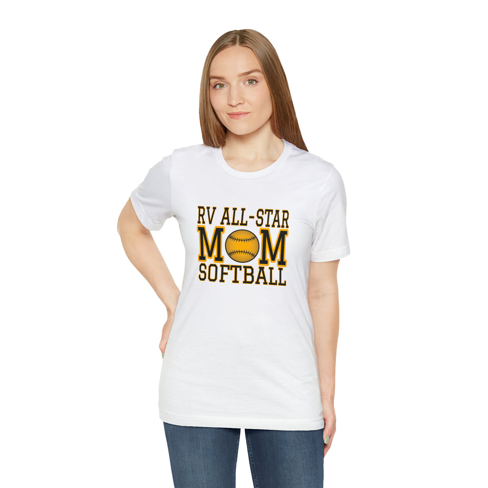 RV Softball All-Star Mom Short Sleeve Tee