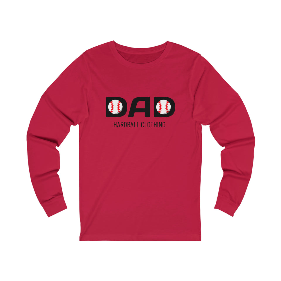 Baseball Dad Long Sleeve Tee